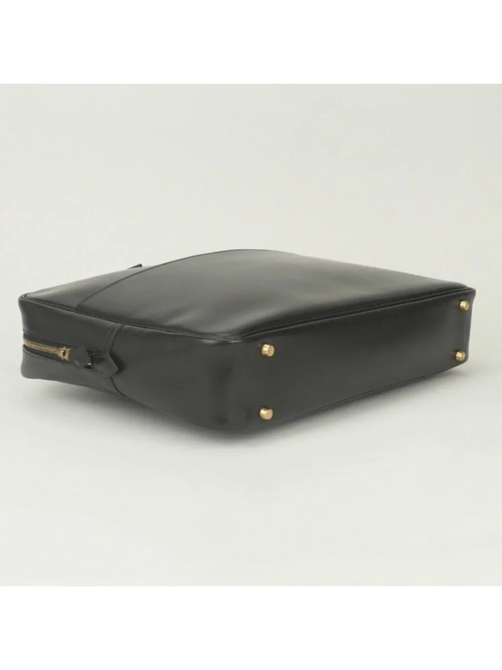 Hermes Plume Doc 38 Business Briefcase Box Calf Havana Brown Gold